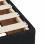 vidaXL Boxspringbett mit Matratze Schwarz 140x200 cm Samt vidaXL Boxspringbett mit Matratze Schwarz 140x200 cm Samt