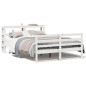 vidaXL Massivholzbett ohne Matratze Weiß 120x190 cm Kiefernholz vidaXL Massivholzbett ohne Matratze Weiß 120x190 cm Kiefernholz