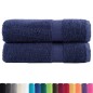 vidaXL Premium-Duschtücher SOLUND 2 Stk. Marineblau 70x140 cm 600 g/m² vidaXL Premium-Duschtücher SOLUND 2 Stk. Marineblau 70x140 cm 600 g/m²