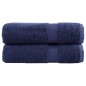vidaXL Premium-Handtücher SOLUND 2 Stk. Marineblau 50x100 cm 600 g/m² vidaXL Premium-Handtücher SOLUND 2 Stk. Marineblau 50x100 cm 600 g/m²