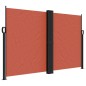 vidaXL Seitenmarkise Ausziehbar Terrakottarot 160x600 cm vidaXL Seitenmarkise Ausziehbar Terrakottarot 160x600 cm