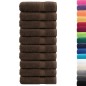 vidaXL Premium-Badetücher SOLUND 10 Stk. Braun 100x150 cm 600 g/m² vidaXL Premium-Badetücher SOLUND 10 Stk. Braun 100x150 cm 600 g/m²