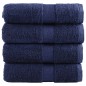 vidaXL Premium-Gästetücher SOLUND 4 Stk. Marineblau 30x50 cm 600 g/m² vidaXL Premium-Gästetücher SOLUND 4 Stk. Marineblau 30x50 cm 600 g/m²