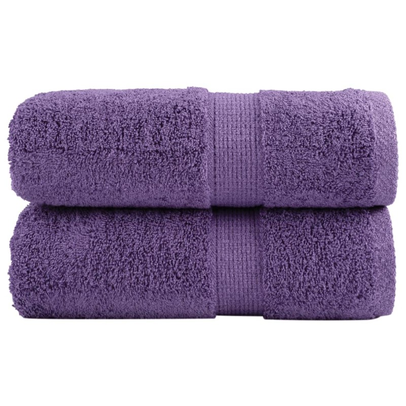 vidaXL Premium-Gästetücher SOLUND 2 Stk. Lila 30x50 cm 600 g/m² vidaXL Premium-Gästetücher SOLUND 2 Stk. Lila 30x50 cm 600 g/m²