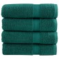 vidaXL Premium-Duschtücher SOLUND 4 Stk. Grün 70x140 cm 600 g/m² vidaXL Premium-Duschtücher SOLUND 4 Stk. Grün 70x140 cm 600 g/m²