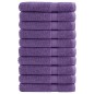 vidaXL Premium-Handtücher SOLUND 10 Stk. Lila 100x200 cm 600 g/m² vidaXL Premium-Handtücher SOLUND 10 Stk. Lila 100x200 cm 600 g/m²
