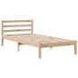 vidaXL Massivholzbett ohne Matratze 100x200 cm Kiefernholz vidaXL Massivholzbett ohne Matratze 100x200 cm Kiefernholz