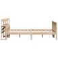 vidaXL Massivholzbett ohne Matratze 150x200 cm Kiefernholz vidaXL Massivholzbett ohne Matratze 150x200 cm Kiefernholz