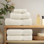 vidaXL Premium-Duschtücher SOLUND 4 Stk. Cremeweiß 70x140 cm 600 g/m² vidaXL Premium-Duschtücher SOLUND 4 Stk. Cremeweiß 70x140 cm 600 g/m²