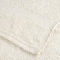 vidaXL Premium-Duschtücher SOLUND 4 Stk. Cremeweiß 70x140 cm 600 g/m² vidaXL Premium-Duschtücher SOLUND 4 Stk. Cremeweiß 70x140 cm 600 g/m²
