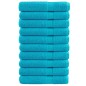 vidaXL Premium-Handtücher SOLUND 10 Stk. Türkis 100x200 cm 600 g/m² vidaXL Premium-Handtücher SOLUND 10 Stk. Türkis 100x200 cm 600 g/m²