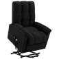 vidaXL Massagesessel mit Aufstehhilfe Schwarz Stoff vidaXL Massagesessel mit Aufstehhilfe Schwarz Stoff