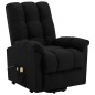 vidaXL Massagesessel mit Aufstehhilfe Schwarz Stoff vidaXL Massagesessel mit Aufstehhilfe Schwarz Stoff