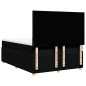 vidaXL Boxspringbett mit Matratze Schwarz 160x200 cm Stoff vidaXL Boxspringbett mit Matratze Schwarz 160x200 cm Stoff