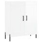 Highboard Hochglanz-Weiß 69,5x34x180 cm Holzwerkstoff Highboard Hochglanz-Weiß 69,5x34x180 cm Holzwerkstoff