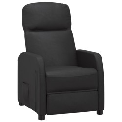 Relaxsessel Schwarz Kunstleder