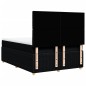 vidaXL Boxspringbett mit Matratze Schwarz 160x200 cm Stoff vidaXL Boxspringbett mit Matratze Schwarz 160x200 cm Stoff