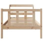 vidaXL Massivholzbett ohne Matratze 75x190 cm Kiefernholz vidaXL Massivholzbett ohne Matratze 75x190 cm Kiefernholz
