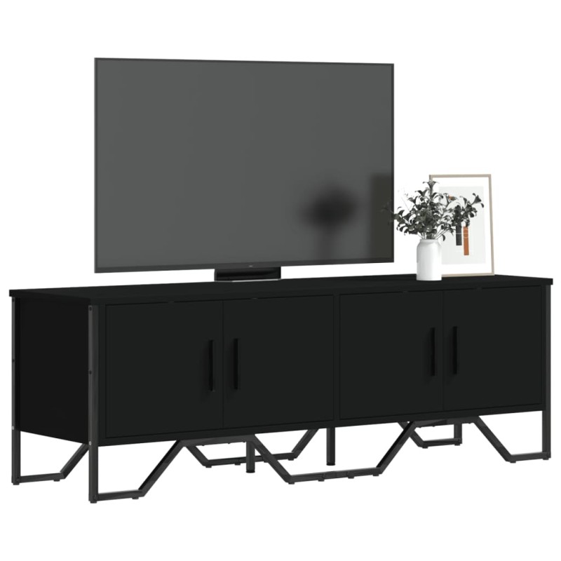 vidaXL TV-Schrank Schwarz 122x34x41 cm Holzwerkstoff vidaXL TV-Schrank Schwarz 122x34x41 cm Holzwerkstoff