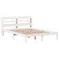 vidaXL Massivholzbett ohne Matratze Weiß 120x190 cm Kiefernholz vidaXL Massivholzbett ohne Matratze Weiß 120x190 cm Kiefernholz