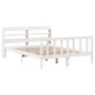 vidaXL Massivholzbett ohne Matratze Weiß 120x200 cm Kiefernholz vidaXL Massivholzbett ohne Matratze Weiß 120x200 cm Kiefernholz