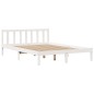 vidaXL Massivholzbett ohne Matratze Weiß 120x200 cm Kiefernholz vidaXL Massivholzbett ohne Matratze Weiß 120x200 cm Kiefernholz