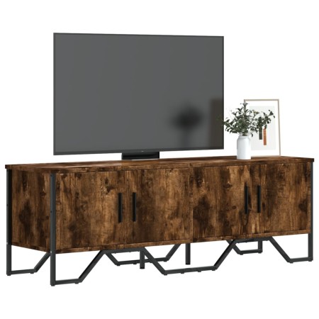 vidaXL TV-Schrank Räuchereiche 122x34x41 cm Holzwerkstoff