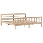 vidaXL Massivholzbett ohne Matratze Weiß 180x200 cm Kiefernholz vidaXL Massivholzbett ohne Matratze Weiß 180x200 cm Kiefernholz