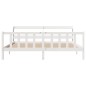 vidaXL Massivholzbett ohne Matratze Weiß 180x200 cm Kiefernholz vidaXL Massivholzbett ohne Matratze Weiß 180x200 cm Kiefernholz