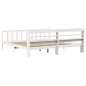 vidaXL Massivholzbett ohne Matratze Weiß 180x200 cm Kiefernholz vidaXL Massivholzbett ohne Matratze Weiß 180x200 cm Kiefernholz