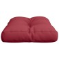 vidaXL Palettenkissen Weinrot 50x40x12 cm Stoff