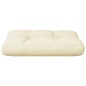 vidaXL Palettenkissen Creme 60x40x12 cm Stoff vidaXL Palettenkissen Creme 60x40x12 cm Stoff
