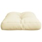 vidaXL Palettenkissen Creme 60x40x12 cm Stoff vidaXL Palettenkissen Creme 60x40x12 cm Stoff