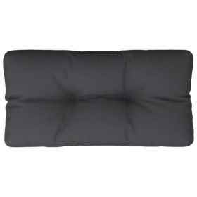 vidaXL Palettenkissen Schwarz 70x40x12 cm Stoff