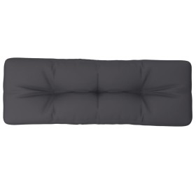 vidaXL Palettenkissen Anthrazit 120x40x12 cm Stoff
