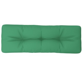 vidaXL Palettenkissen Grün 120x40x12 cm Stoff