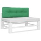 vidaXL Palettenkissen Grün 120x40x12 cm Stoff vidaXL Palettenkissen Grün 120x40x12 cm Stoff