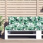 vidaXL Palettenkissen Blattmuster 120x40x12 cm Stoff vidaXL Palettenkissen Blattmuster 120x40x12 cm Stoff