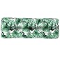 vidaXL Palettenkissen Blattmuster 120x40x12 cm Stoff vidaXL Palettenkissen Blattmuster 120x40x12 cm Stoff