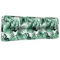 vidaXL Palettenkissen Blattmuster 120x40x12 cm Stoff vidaXL Palettenkissen Blattmuster 120x40x12 cm Stoff