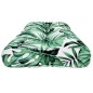 vidaXL Palettenkissen Blattmuster 120x40x12 cm Stoff vidaXL Palettenkissen Blattmuster 120x40x12 cm Stoff