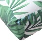 vidaXL Palettenkissen Blattmuster 120x40x12 cm Stoff vidaXL Palettenkissen Blattmuster 120x40x12 cm Stoff