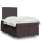 vidaXL Boxspringbett mit Matratze Dunkelbraun 120x200 cm Stoff vidaXL Boxspringbett mit Matratze Dunkelbraun 120x200 cm Stoff