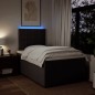 vidaXL Boxspringbett mit Matratze Dunkelbraun 120x200 cm Stoff vidaXL Boxspringbett mit Matratze Dunkelbraun 120x200 cm Stoff