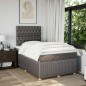 vidaXL Boxspringbett mit Matratze Taupe 120x200 cm Stoff vidaXL Boxspringbett mit Matratze Taupe 120x200 cm Stoff