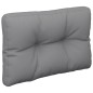 vidaXL Palettenkissen 2-tlg. Grau Stoff vidaXL Palettenkissen 2-tlg. Grau Stoff