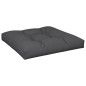 vidaXL Palettenkissen 2-tlg. Schwarz Stoff vidaXL Palettenkissen 2-tlg. Schwarz Stoff