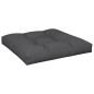 vidaXL Palettenkissen 2-tlg. Schwarz Stoff vidaXL Palettenkissen 2-tlg. Schwarz Stoff
