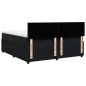 vidaXL Boxspringbett mit Matratze Schwarz 200x200 cm Samt vidaXL Boxspringbett mit Matratze Schwarz 200x200 cm Samt