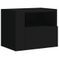 vidaXL Wand-Nachttisch Schwarz 45x30x35 cm vidaXL Wand-Nachttisch Schwarz 45x30x35 cm